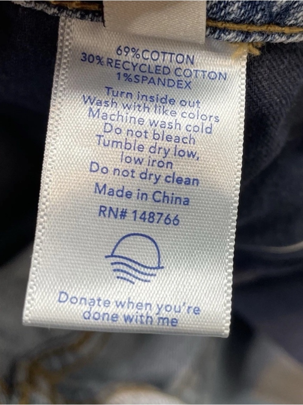 Oliver Logan Aberdeen Wide Leg Crop Jeans Womens Size 30 Blue High Rise Raw Hem - Picture 12 of 14